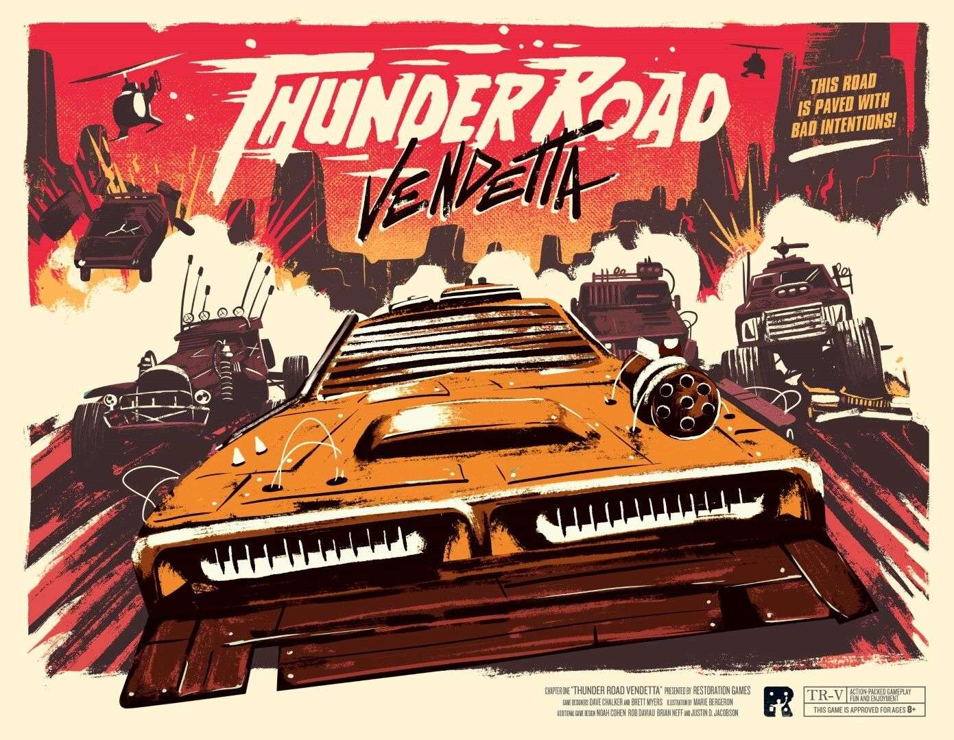 Thunder Road: Vendetta - настолна игра