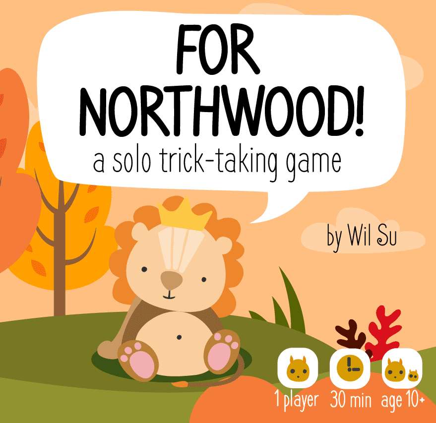 For Northwood! A Solo Trick-Taking Game - настолна игра