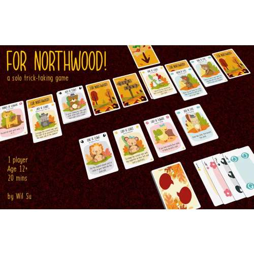 For Northwood! A Solo Trick-Taking Game - настолна игра