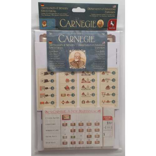 Carnegie: Departments and Donations Expansion - разширение за настолна игра