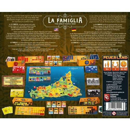 La Famiglia: The Great Mafia War - настолна игра
