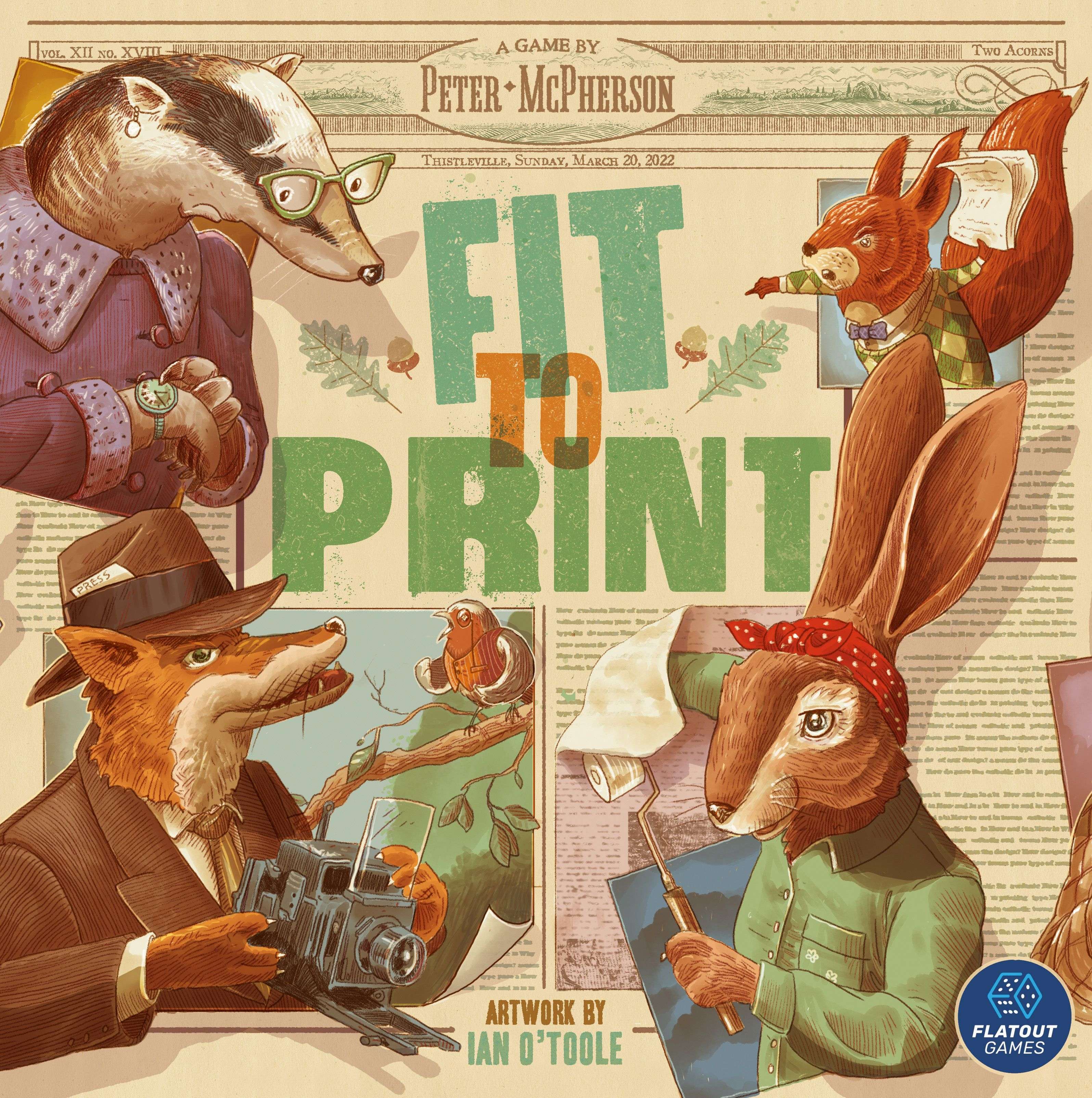 Fit to Print - настолна игра