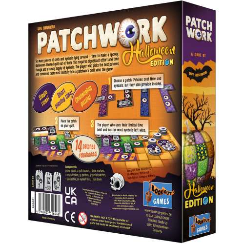Patchwork: Halloween Edition - настолна игра