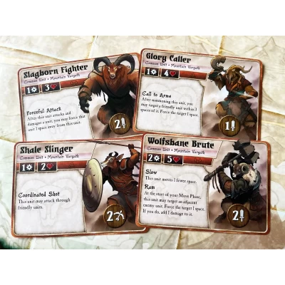 Summoner Wars (Second Edition): Mountain Vargath Faction Deck - разширение за настолна игра