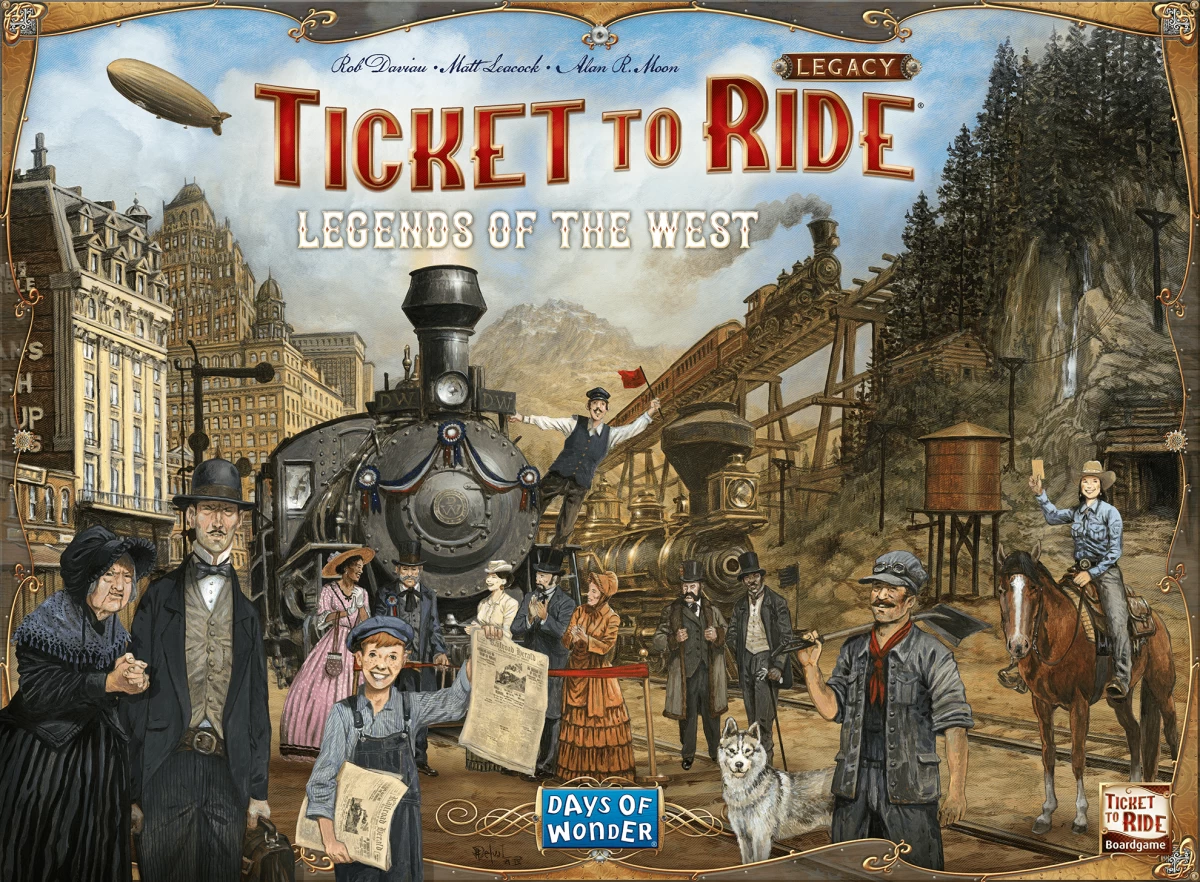 Ticket to Ride Legacy: Legends of the West - настолна игра