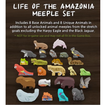 Life of the Amazonia: Meeple Set