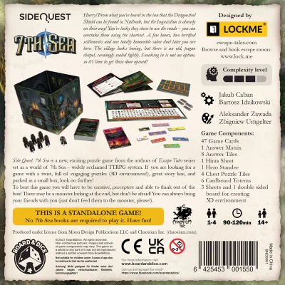 SideQuest: 7th Sea - настолна игра