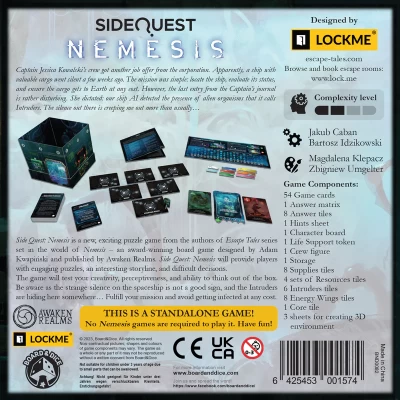 SideQuest: Nemesis - настолна игра