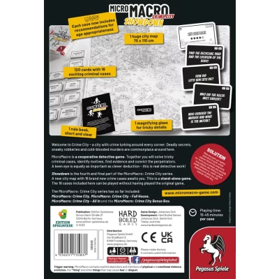 MicroMacro: Crime City – Showdown - настолна игра