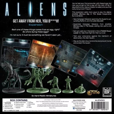Aliens: Another Glorious Day in the Corps – Get Away From Her, You B***h! -- разширение за настолна игра