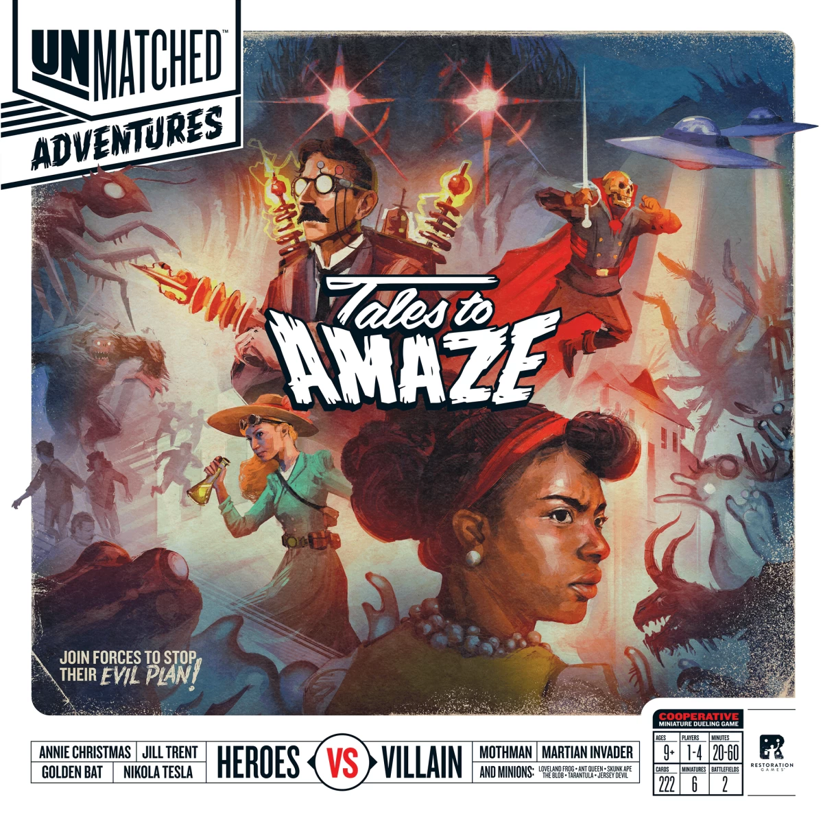 Unmatched Adventures: Tales to Amaze - настолна игра
