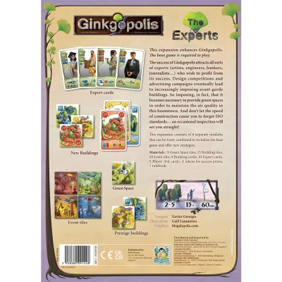 Ginkgopolis: The Experts - разширение за настолна игра