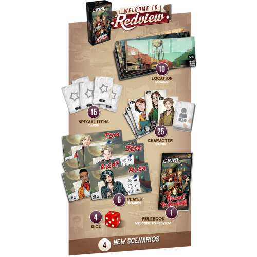 Chronicles of Crime: Welcome to Redview - разширение за настолна игра