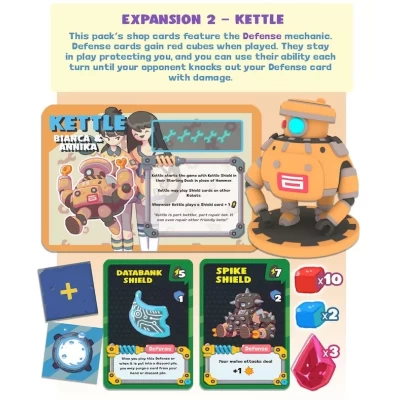 Robot Quest Arena: Kettle Robot Pack - разширение за настолна игра
