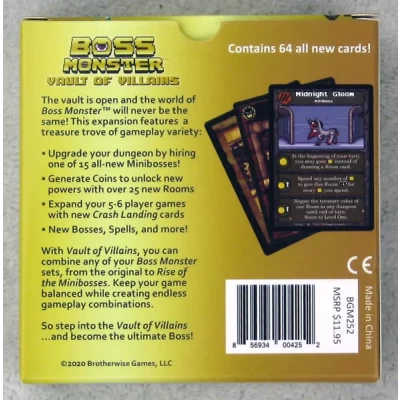 Boss Monster: Vault of Villains - разширение за настолна игра