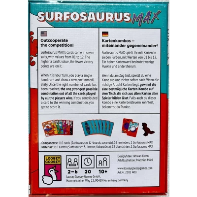 Surfosaurus MAX - настолна игра