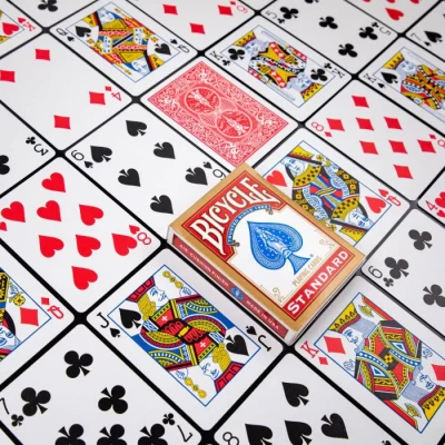 Bicycle Gold Standard Red Playing Cards - карти за игра