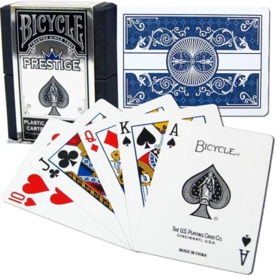 Bicycle Prestige Standard Playing Cards (Blue) - карти за игра