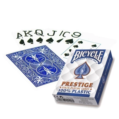 Bicycle Prestige Jumbo Playing Cards (Blue) - карти за игра
