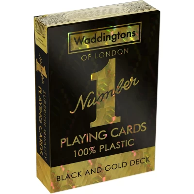 Waddingtons Black and Gold Number 1 Playing Cards - карти за игра