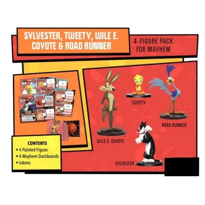 Looney Tunes Mayhem: 4-Figure Pack - разширение за настолна игра