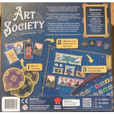 Art Society - настолна игра