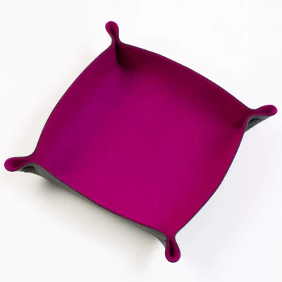 Berry Felt Folding Dice Tray