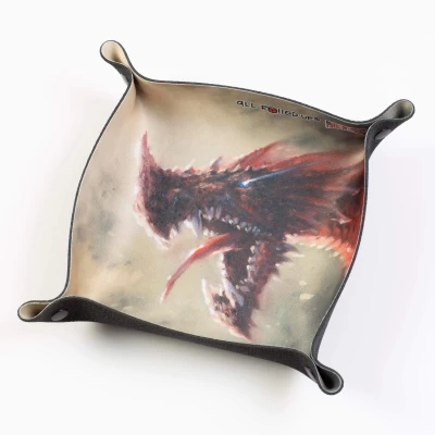 Raargh Dragon Ralph Horsley Square Dice Tray