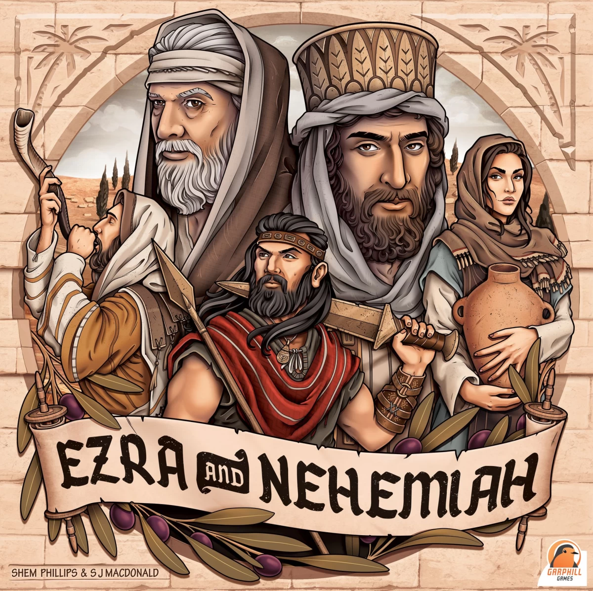 Ezra and Nehemiah (+ Promo Scroll Tiles) - настолна игра