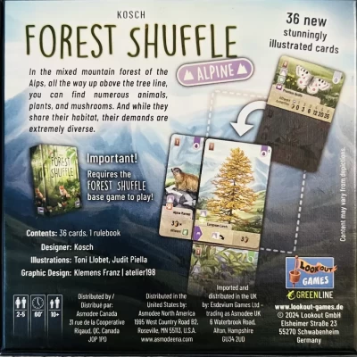 Forest Shuffle: Alpine Expansion -  разширение за настолна игра