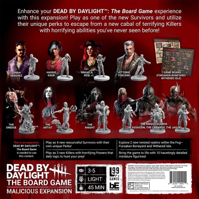 Dead By Daylight: The Board Game – Malicious Expansion - разширение за настолна игра