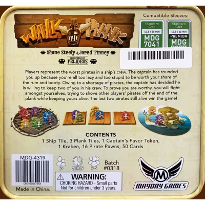 Walk the Plank: Deluxe Tin Edition - настолна игра