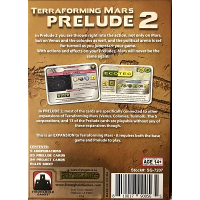 Terraforming Mars: Prelude 2 - разширение за настолна игра