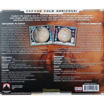 Terraforming Mars: Amazonis & Vastitas - разширение за настолна игра