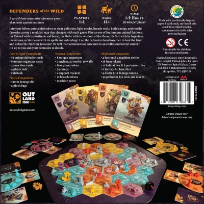 Defenders of the Wild - настолна игра