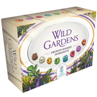 Wild Gardens: Premium Wooden Ingredient Tokens Pack