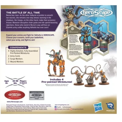 Heroscape: Revna's Rebuke – Iron Lich Viscerot and Necrotech Wraithriders Army Expansion - разширение за настолна игра