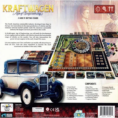 Kraftwagen: Age of Engineering - настолна игра