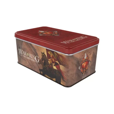 War of the Ring: The Card Game - Shadow Card Box and Sleeves (Red Bannerman Version)