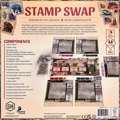 Stamp Swap - настолна игра