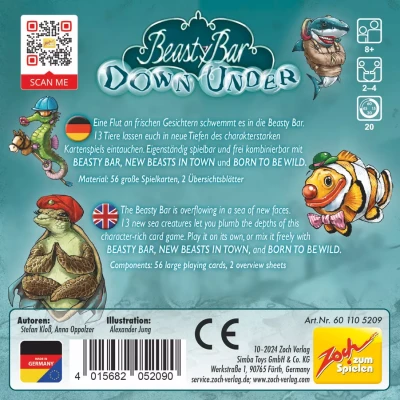 Beasty Bar: Down Under - настолна игра