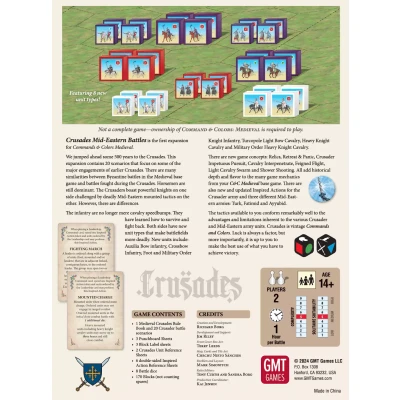 Commands & Colors: Medieval - Expansion #1 Crusades Mid-Eastern Battles I - разширение за настолна игра