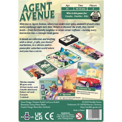 Agent Avenue - настолна игра