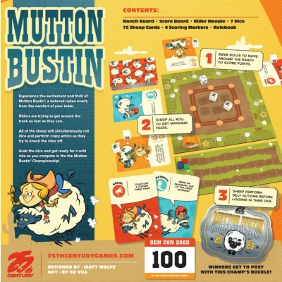 Mutton Bustin - настолна игра
