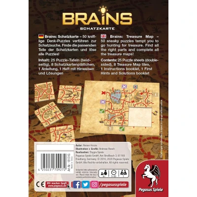 Brains: Treasure Maps- настолна игра