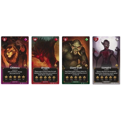 Roll Player: Lenticular Monster Cards Promo Pack - разширение за настолна игра