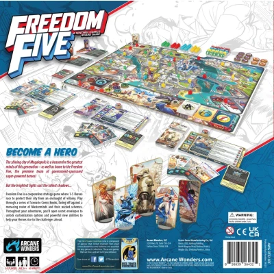 Freedom Five: A Sentinel Comics Board Game - настолна игра