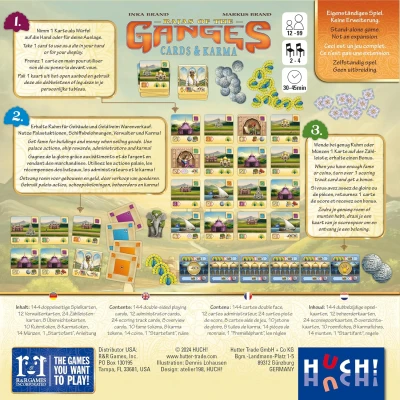 Rajas of the Ganges: Cards & Karma - настолна игра