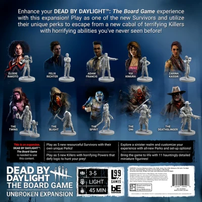 Dead by Daylight: The Board Game – Unbroken Expansion - разширение за настолна игра