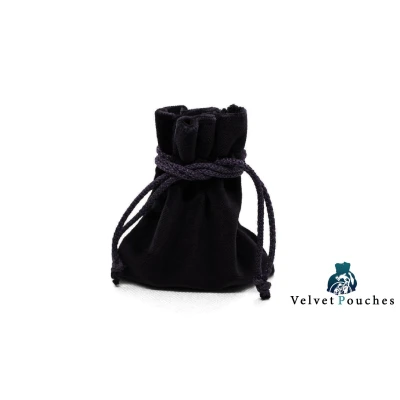Velvet Black Pouch
